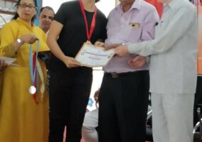 GOLD MEDAL IN YOGA COMPETITION